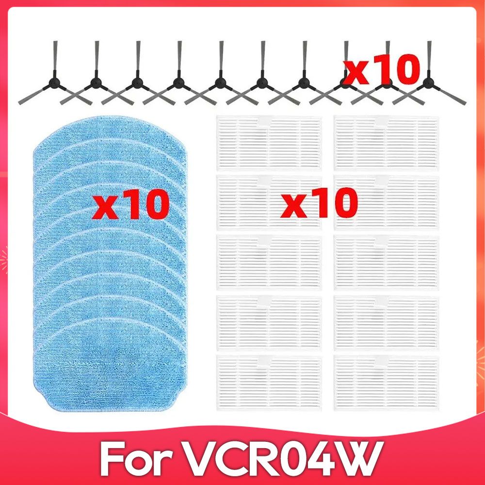 СовместимосMdeaVCR04Wбоковаящетка,фильтр,тряпка-аксессуарыдляробота-пылесоса