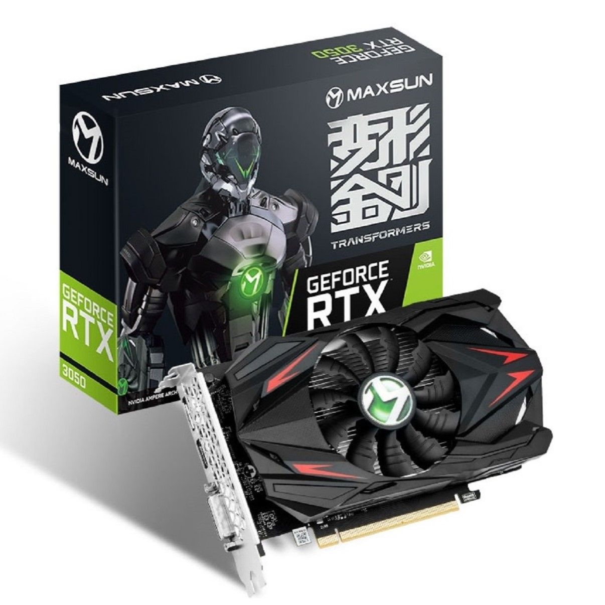 Видеокарта maxsun GeForce RTX 3050, 6 ГБ GDDR6 - купить по низким ценам в  интернет-магазине OZON (1500127968)