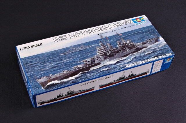 Trumpeter 1/700 05726 USS Pittsburgh CA-72Корабль