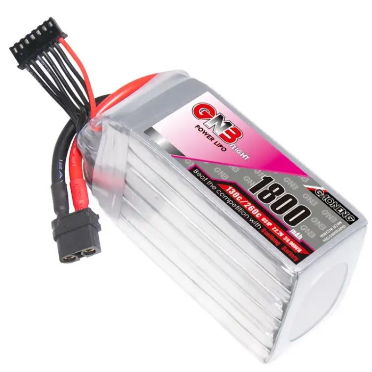 Gaoneng GNB 6S 22.2V 1800mAh 130C XT60 Lipo battery