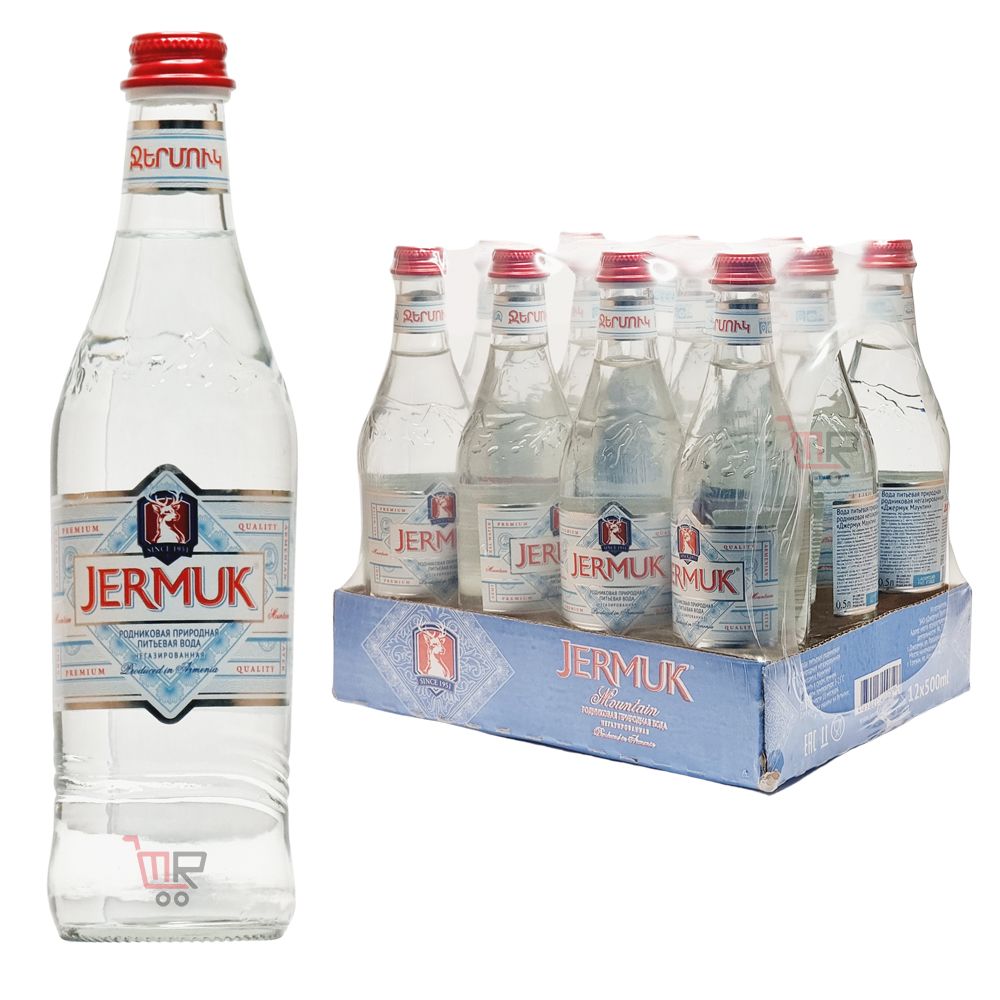 Родниковая вода "Джермук" (Бюрег) негазированная 0,5л., 12шт.