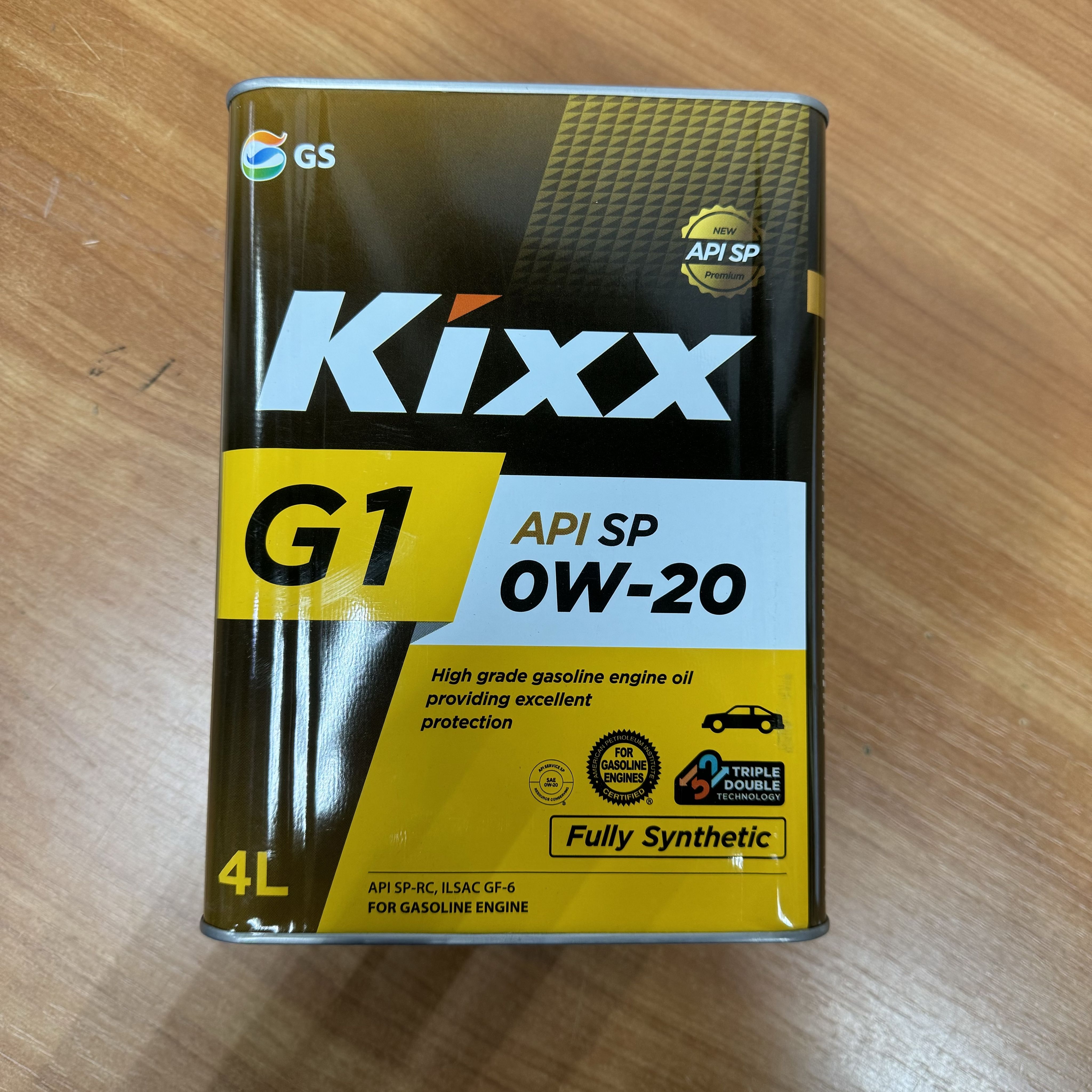 KixxG10W-20,Масломоторное,Синтетическое,4л