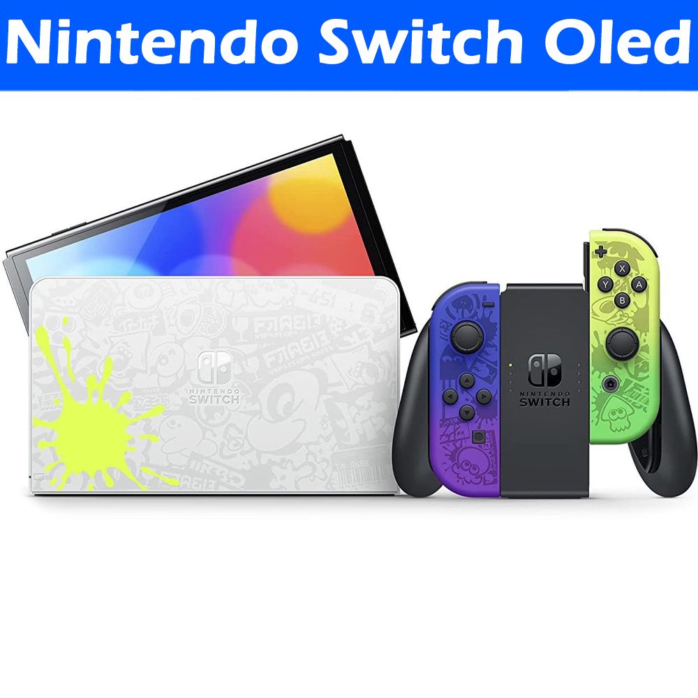 Игровая приставка Nintendo Switch OLED 64 ГБ, Splatoon 3 Edition