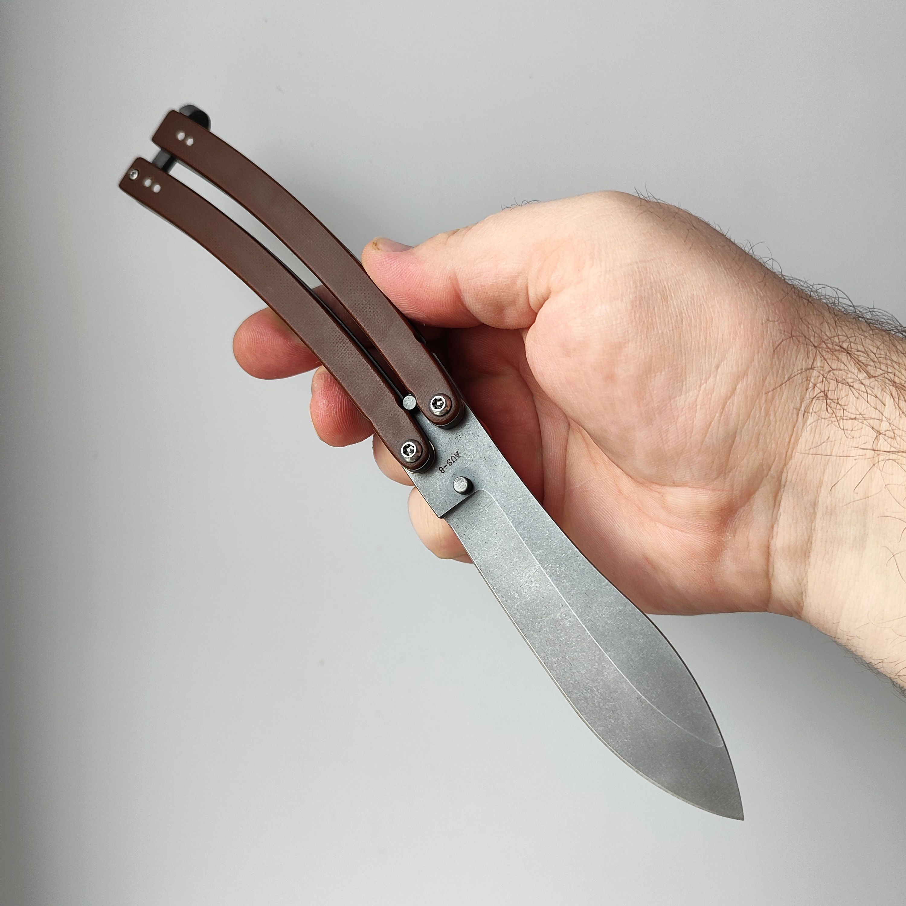 Ножбабочка,балисонгAtroposknife"Канадец"RS.Ножскладнойтуристический.Длиналезвия10,8см