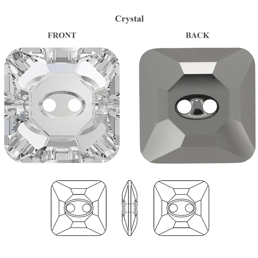 ПуговицаSwarovskiCrystal12мм3017,5шт