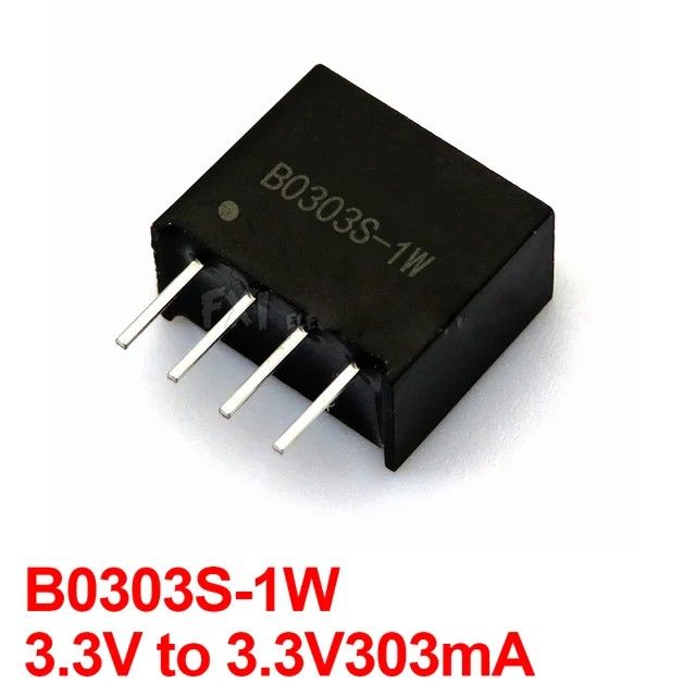 B0303S-1WпреобразовательсгальваническойразвязкойDC/DC(1Вт,вход3,3В,выход3,3В)
