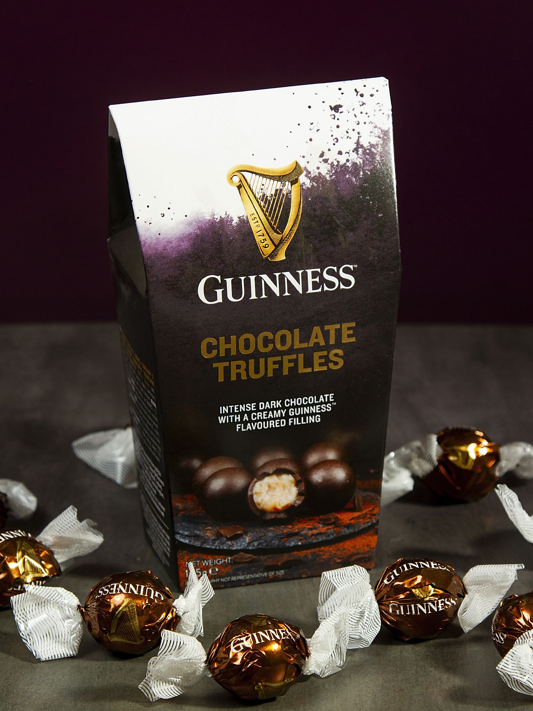 Конфеты шоколадные Guinness chocolate truffles 135 гр