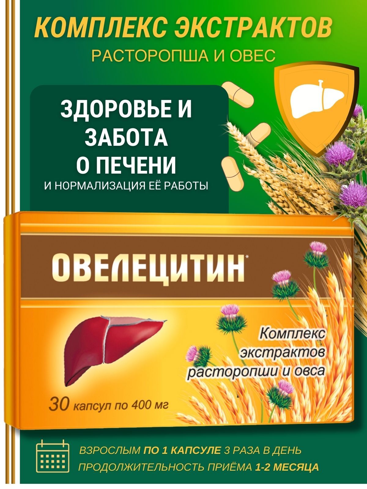 Капсулы расторопши и овса применение инструкция