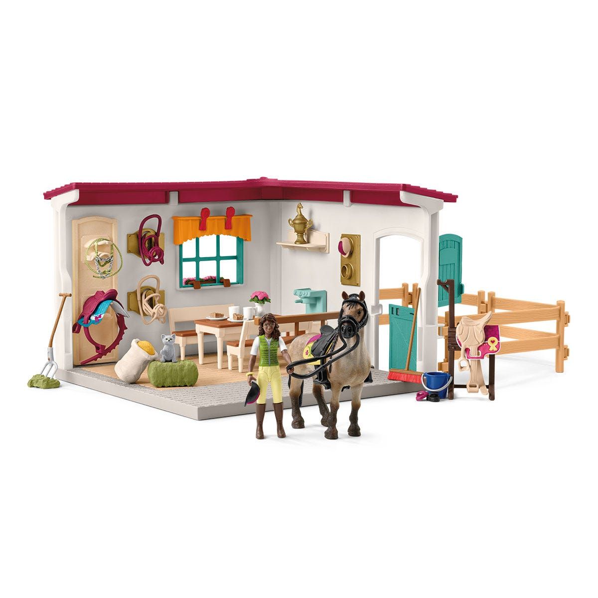 Schleich Horse Club 42591 Комната для ухода за лошадьми - купить с  доставкой по выгодным ценам в интернет-магазине OZON (1563242809)