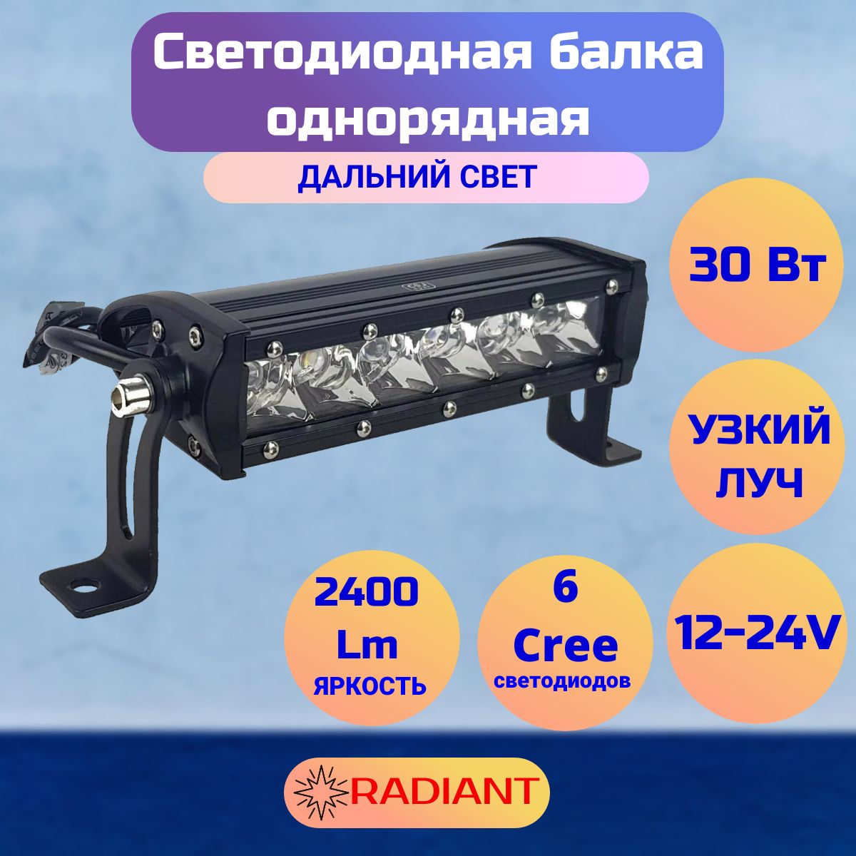 Фара автомобильная LED technology, LED купить по выгодной цене в  интернет-магазине OZON (573936829)