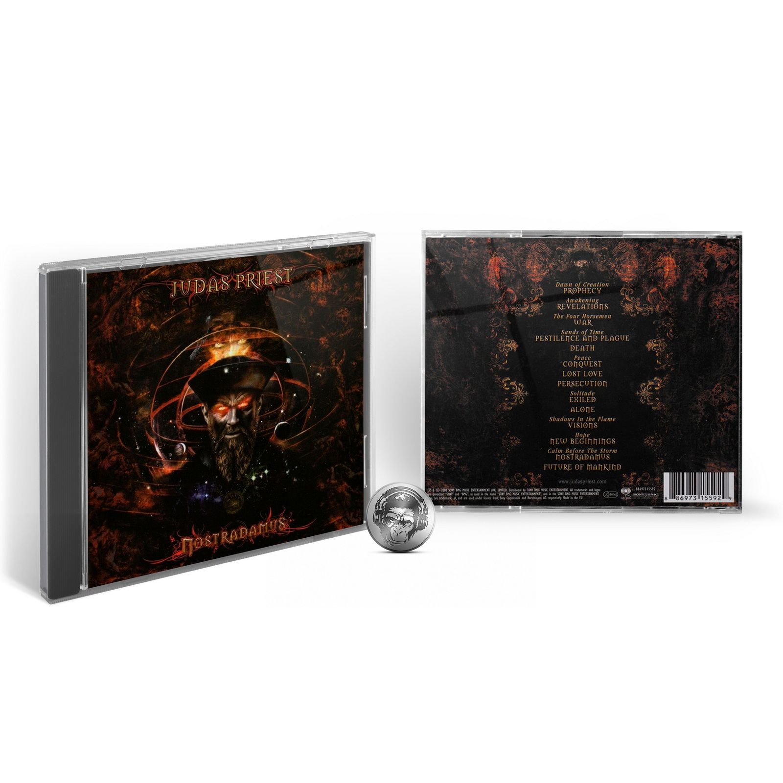 Judas Priest - Nostradamus (2CD) 2008 Sony, Jewel Музыкальный диск