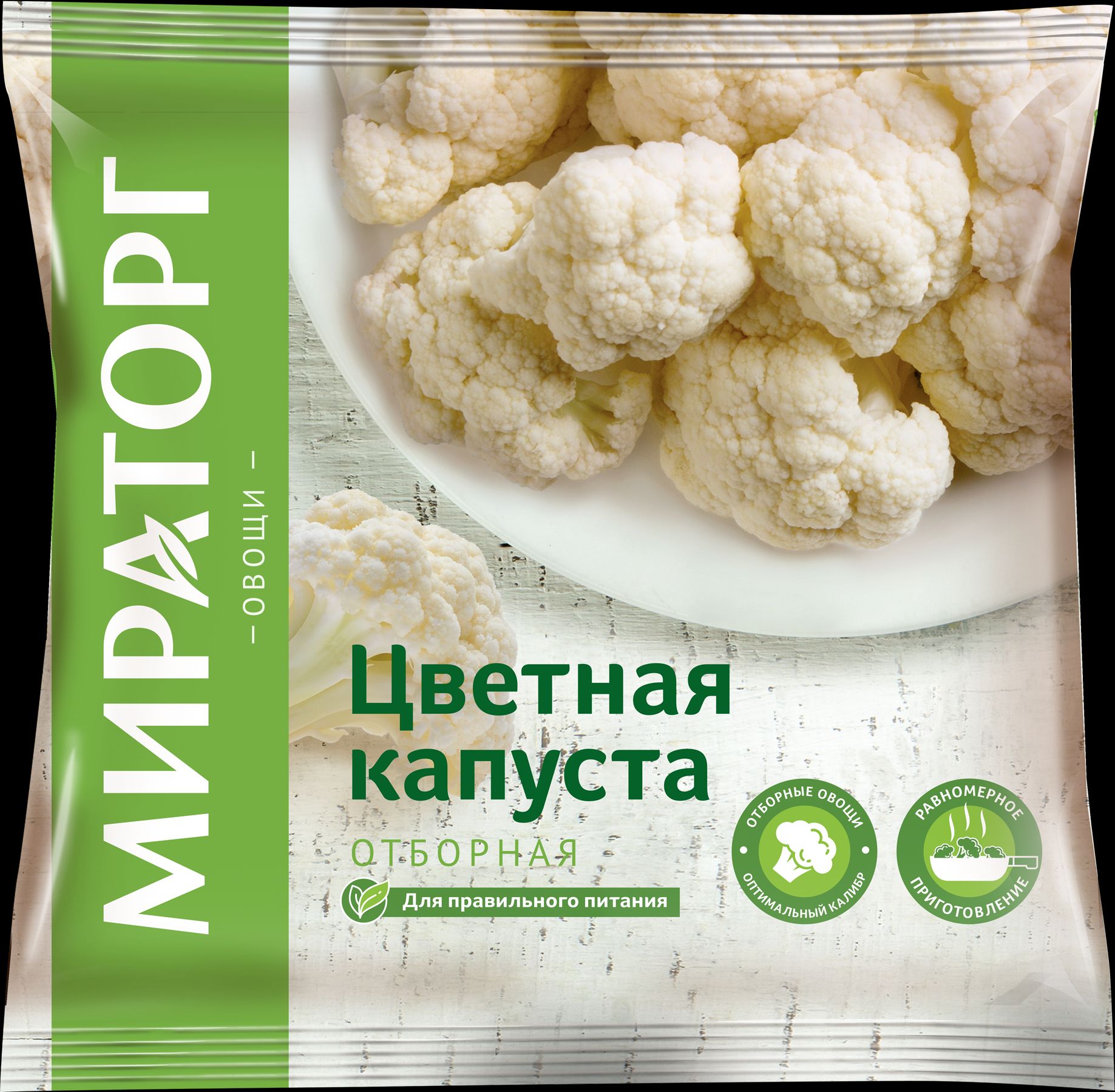 Цветная капуста Мираторг, замороженная, 400 г