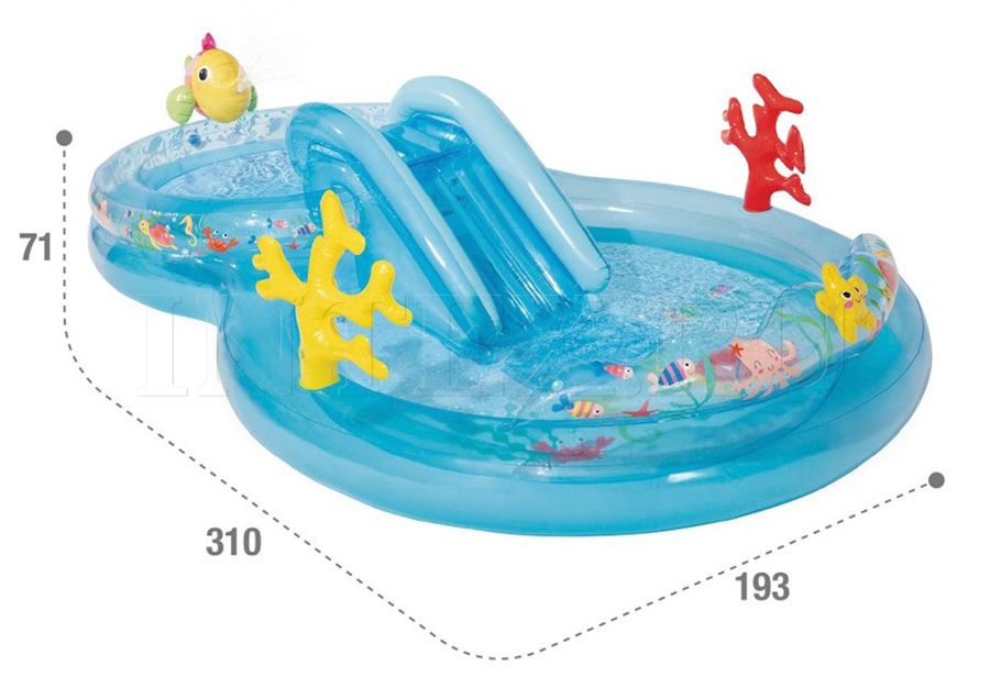 Надувной игровой центр-бассейн INTEX Under The Sea Play Center