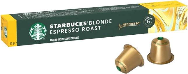 Кофе капсульный Starbucks Blonde Espresso Roast, для системы Nespresso, 10 шт