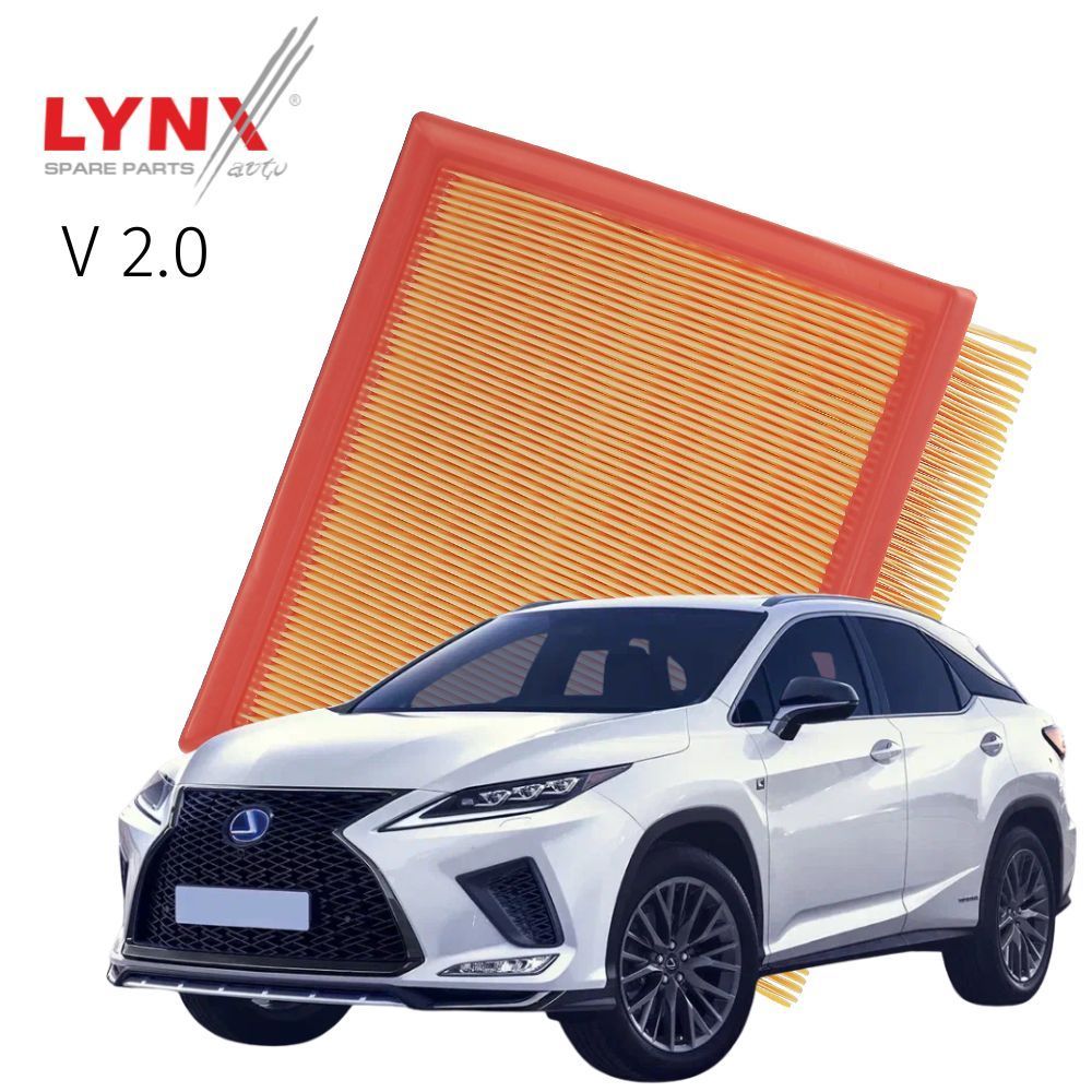 Фильтр воздушный Lexus RX300 (4) / Лексус РХ300 2017 2018 2019 2020 2021 2022 V2.0 8AR-FTS / 1шт LYNXauto