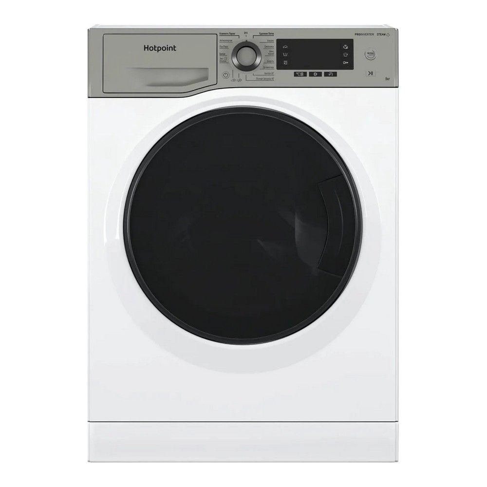 Hotpoint Стиральная машина NSD 8249 UD AVE RU, 8 кг, 16 программ, отжим 1200 об/мин, класс энергопотребления А, инверторный мотор, белый