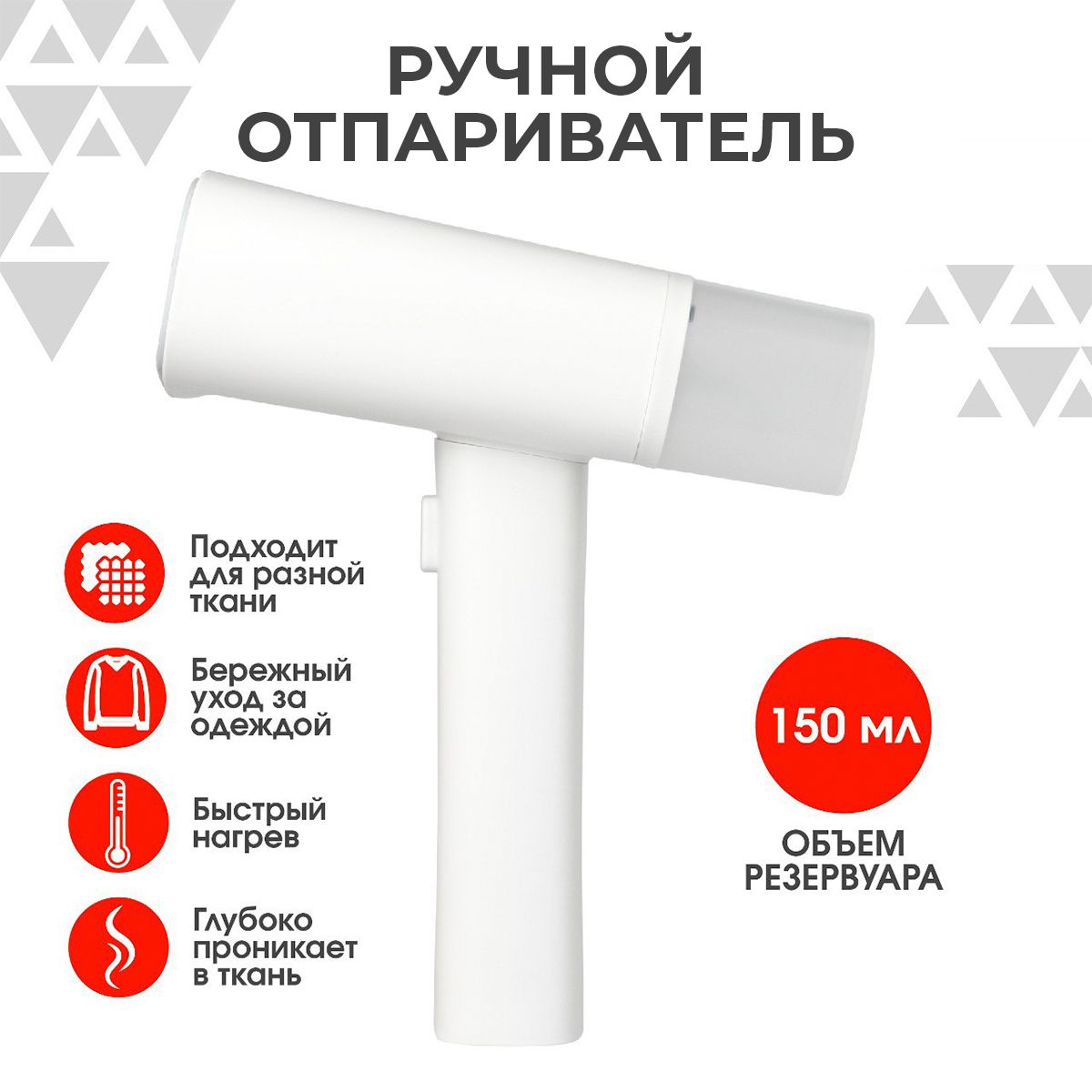 Отпариватель для одежды Xiaomi, парогенератор GT-306LW, отпариватель ручной, белый