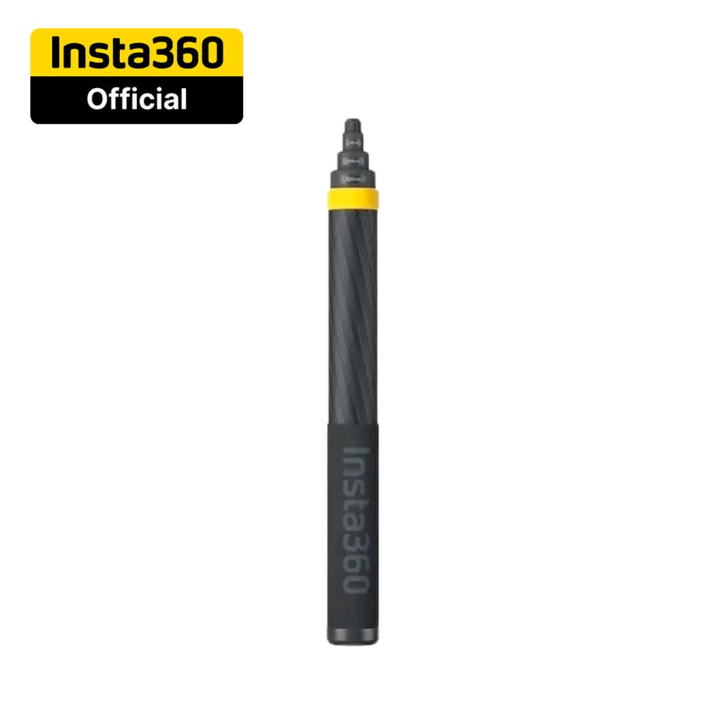 Insta360 Extended Edition Selfie Stick - 3-метровая селфи палка (новая версия) с четырьмя фиксированными положениями: 0,36 м, 1,2 м, 2,4 и 3 метра