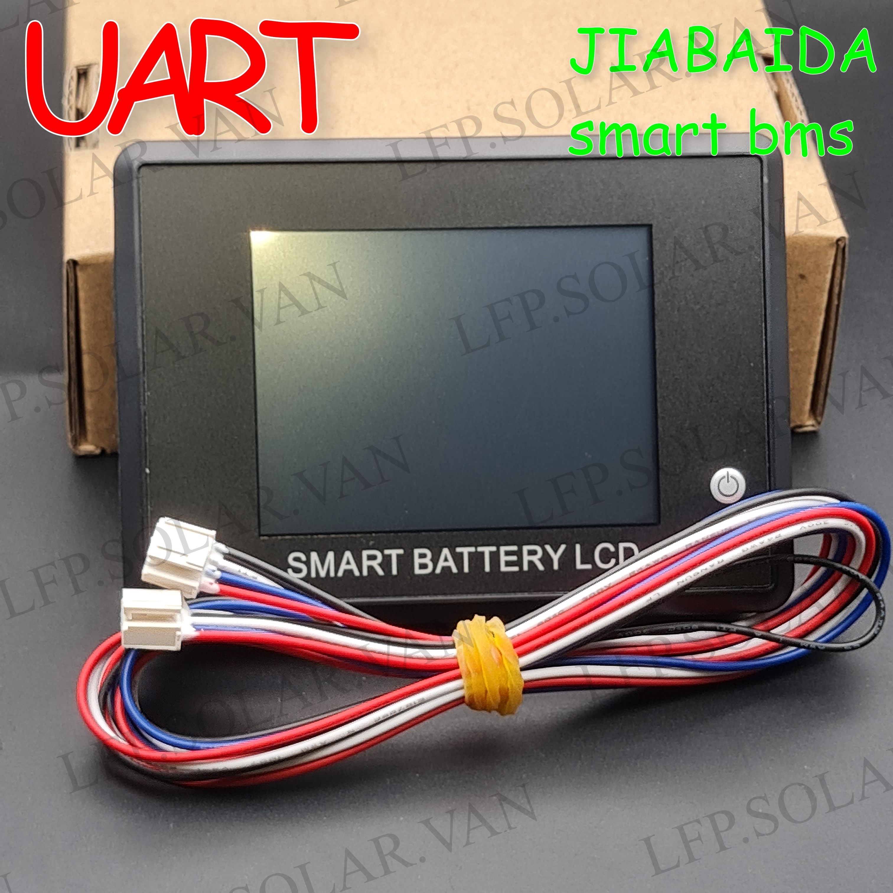 JBDSmartBMS2,8"LCDЖК-дисплейUARTКоммуникационнаяплатаBMSЛитиеваябатареяАксессуарыдляSmartBMS