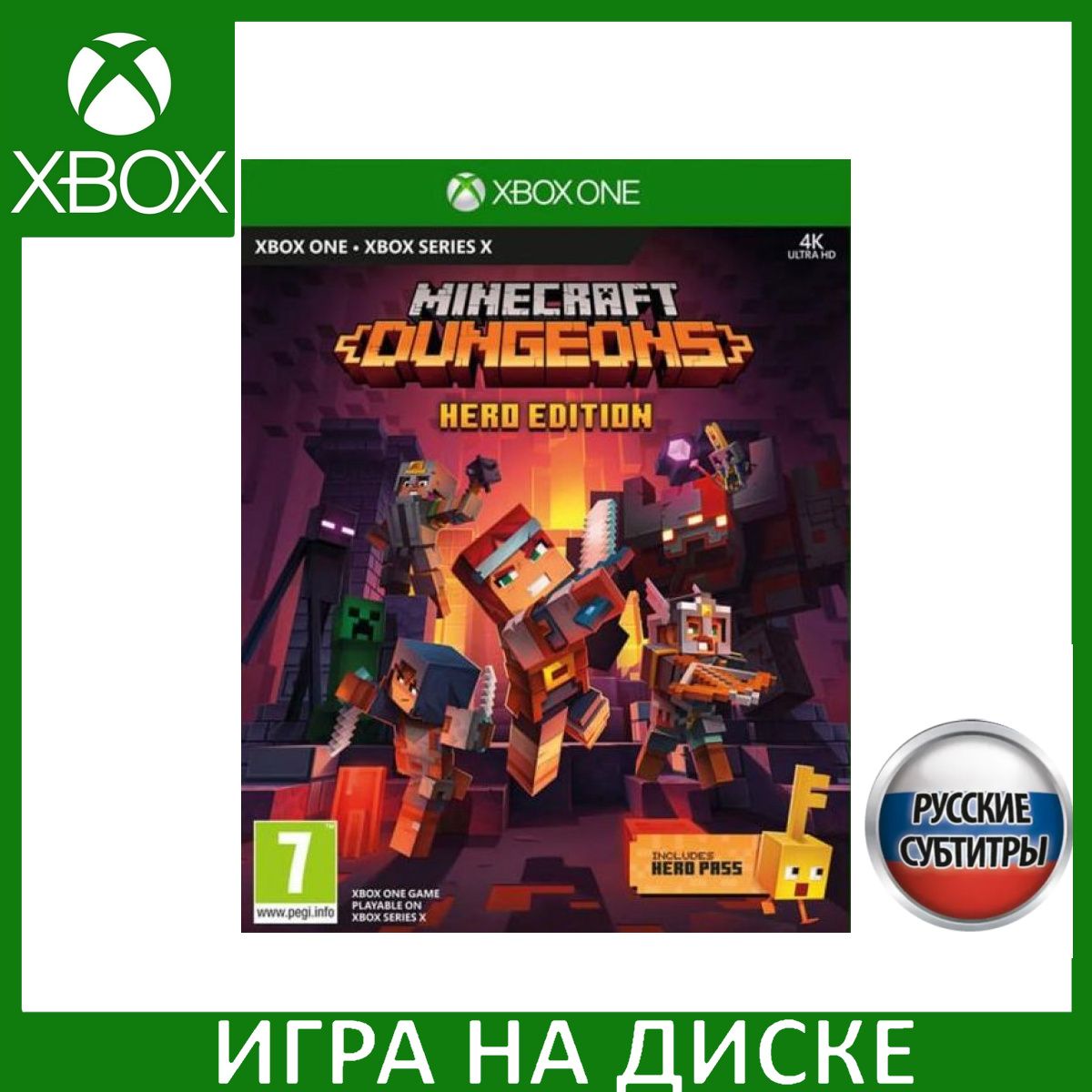 Minecraft dungeons hero edition xbox one discount