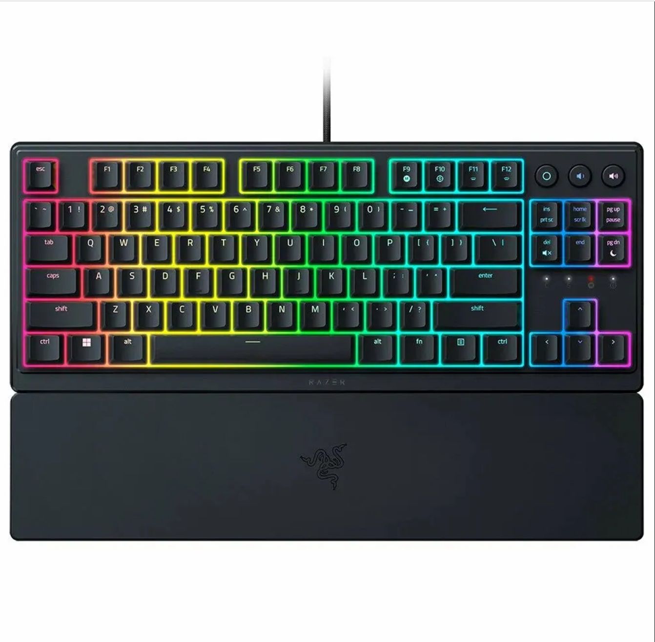 Razer Игровая клавиатура проводная Ornata V3 Tenkeyless - Russian Layout, Русская раскладка, черный