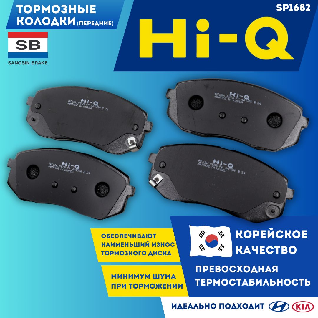 ТормозныеКолодкиПередниеКиаСпортейдж3,4СелтосХендайix35KiaSportageSeltosHyundaiIx35OEM581012SA70581012YA00