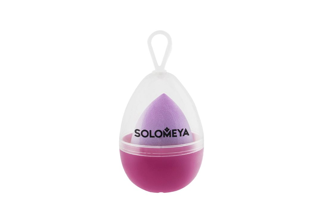 Большой двусторонний косметический спонж для макияжа SOLOMEYA Large Drop Double-ended blending