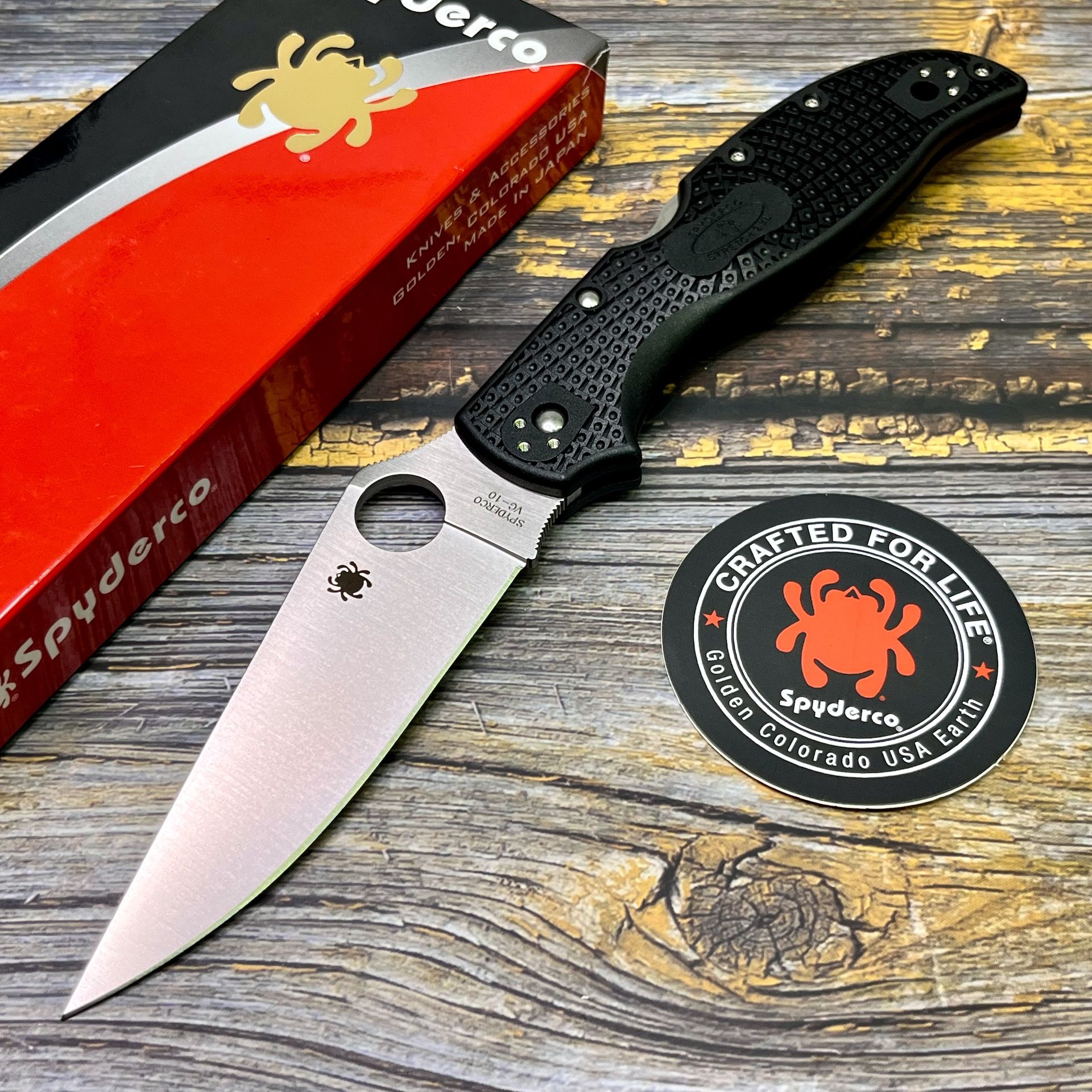 Нож складной Spyderco C258PBK Stretch 2 XL, FRN Handle