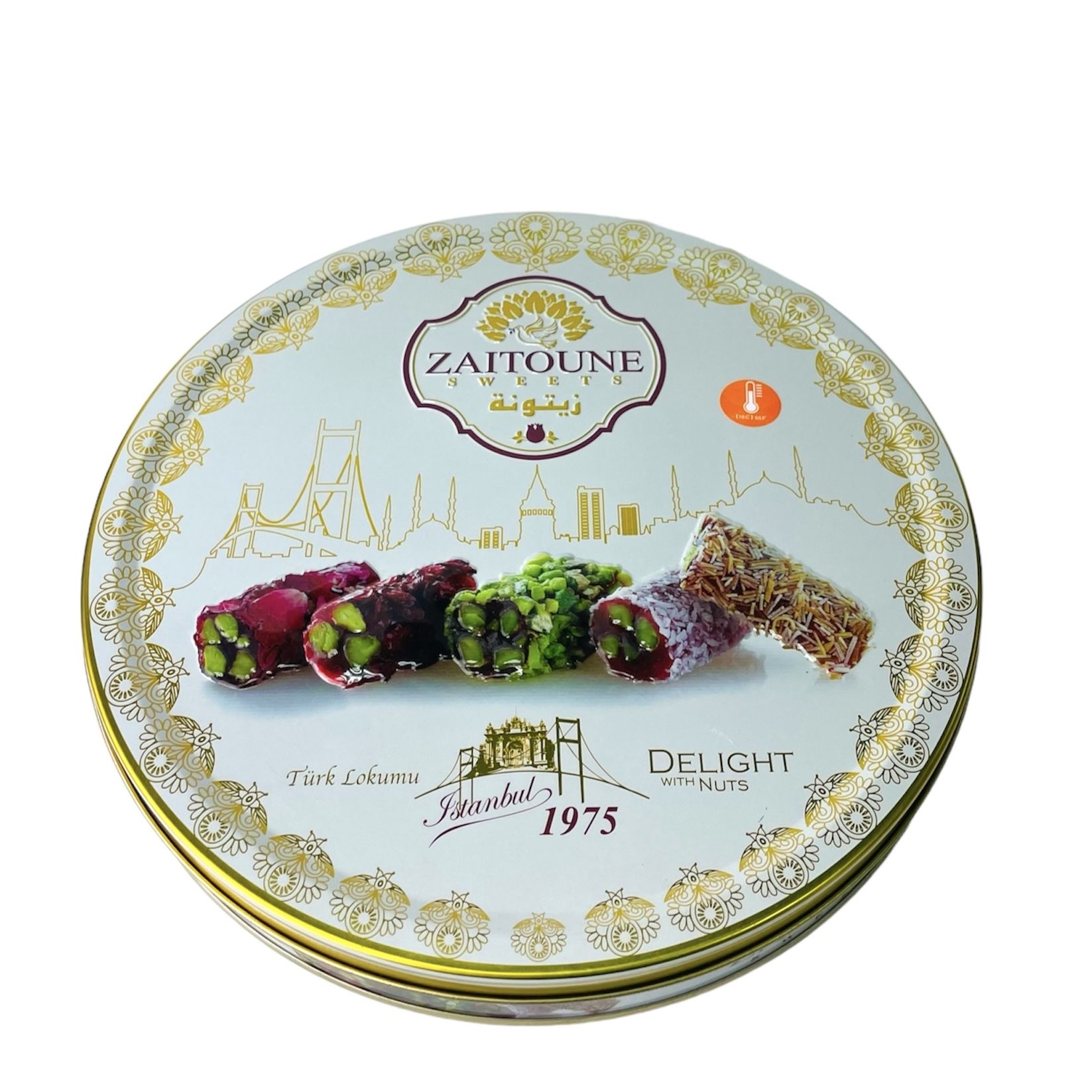 ZAITOUNE SWEETS / Рахат-лукум ассорти с фисташкой, 650 гр / Турция