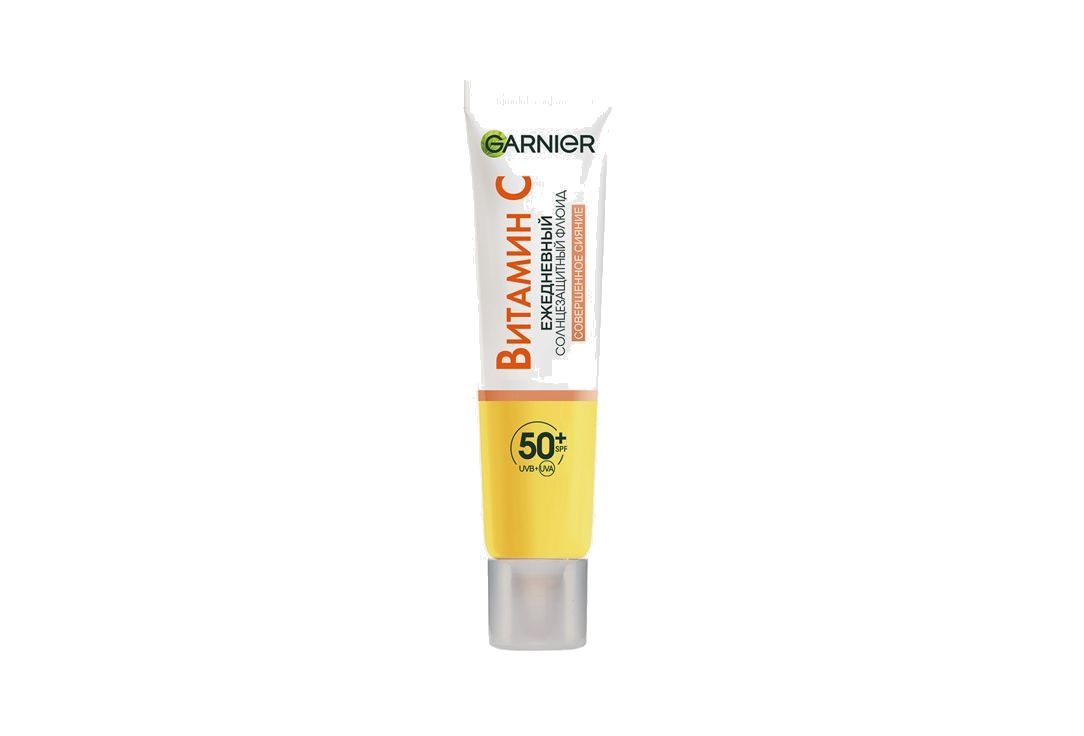 солнцезащитный флюид для лица SPF50+ Garnier Совершенное Сияние, 40 мл