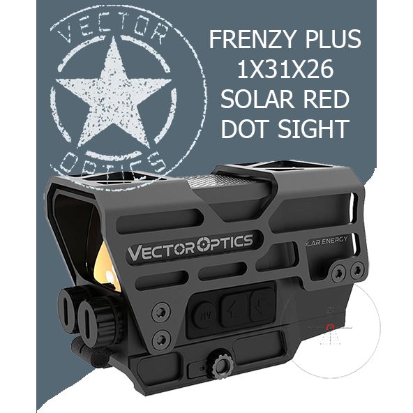 КоллиматорныйприцелVectorOpticsFrenzyPlus1x31x26SolarRedDotSightS67