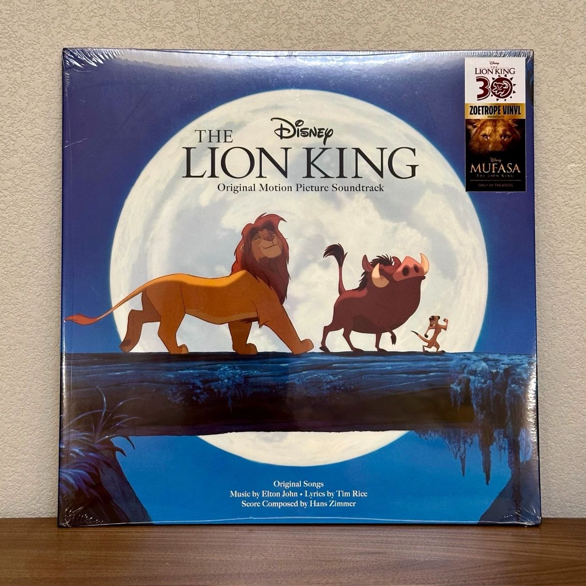 Виниловая пластинка The Lion King OST (Motion Picture Soundtrack) Zoetrope, 30th Anniversary