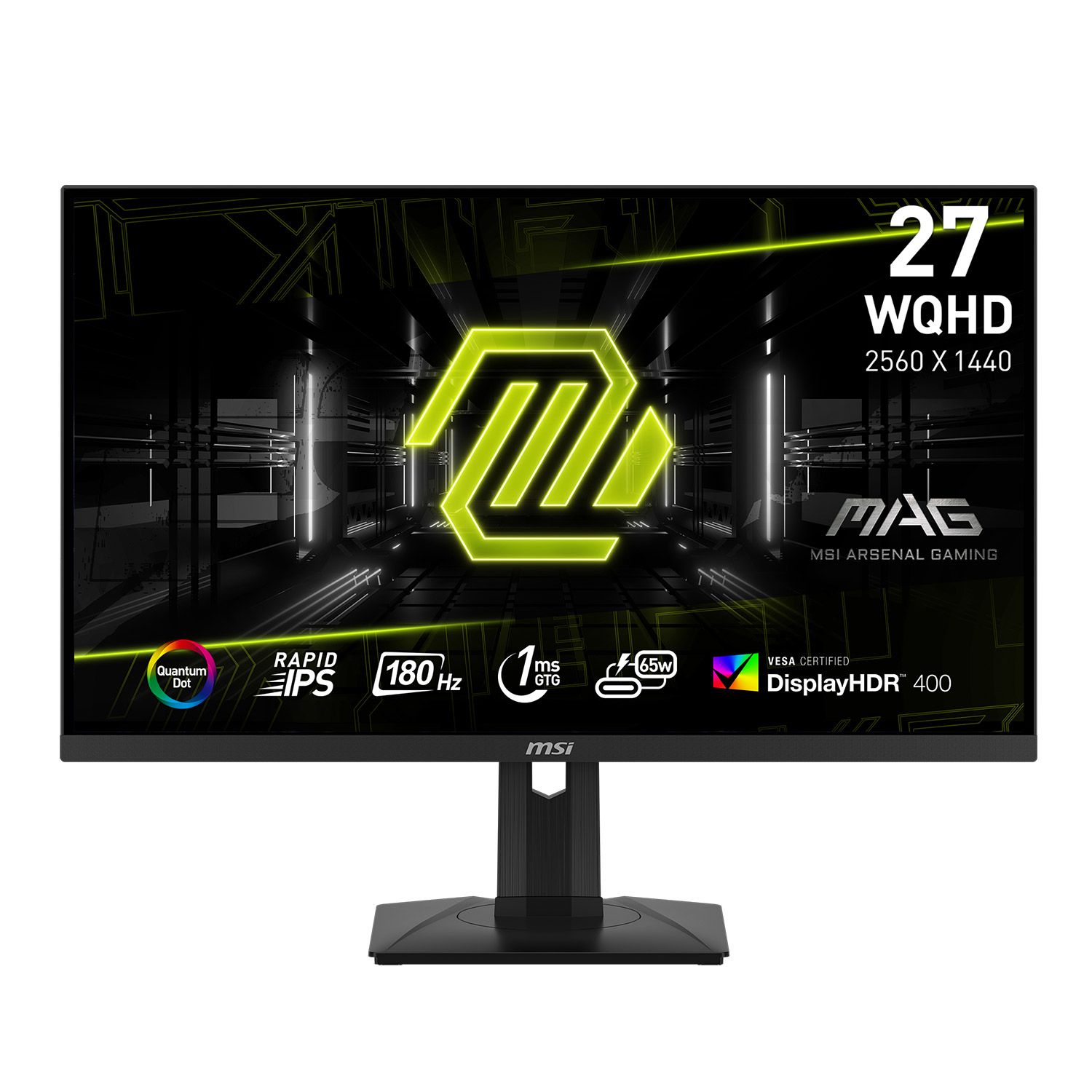 MSI27"МониторMAG274QRFQDE2,черный