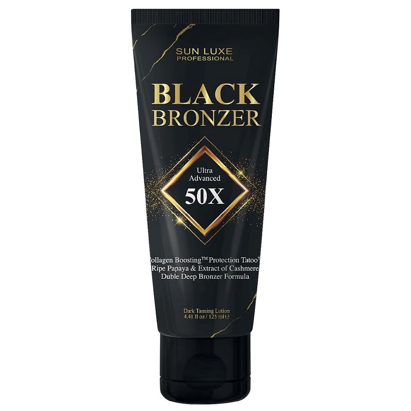 Sun Luxe Лосьон для загара в солярии Black Bronzer 50x, 125 мл