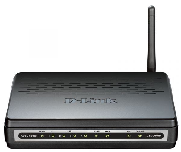 Wi-FiроутерD-LinkDSL-2640U/NRU/C4,ADSL2+.Товаруцененный