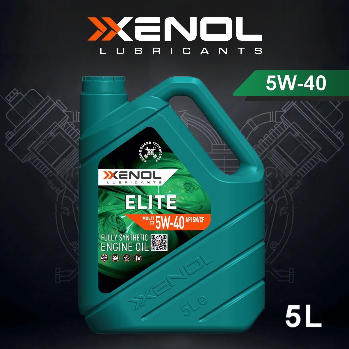 XENOL elite multi c3 5W-40 Масло моторное, Синтетическое, 5 л