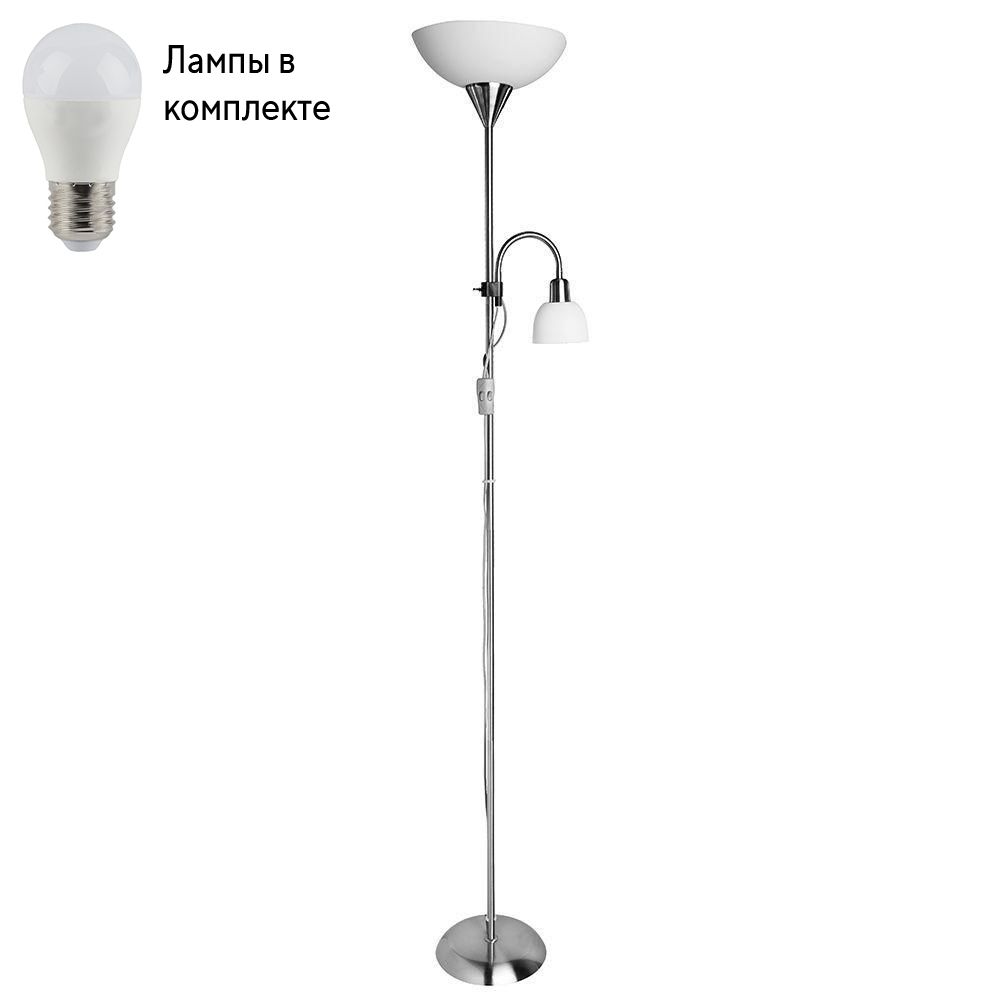 Торшер с лампочками Arte lamp A9569PN-2SS+Lamps