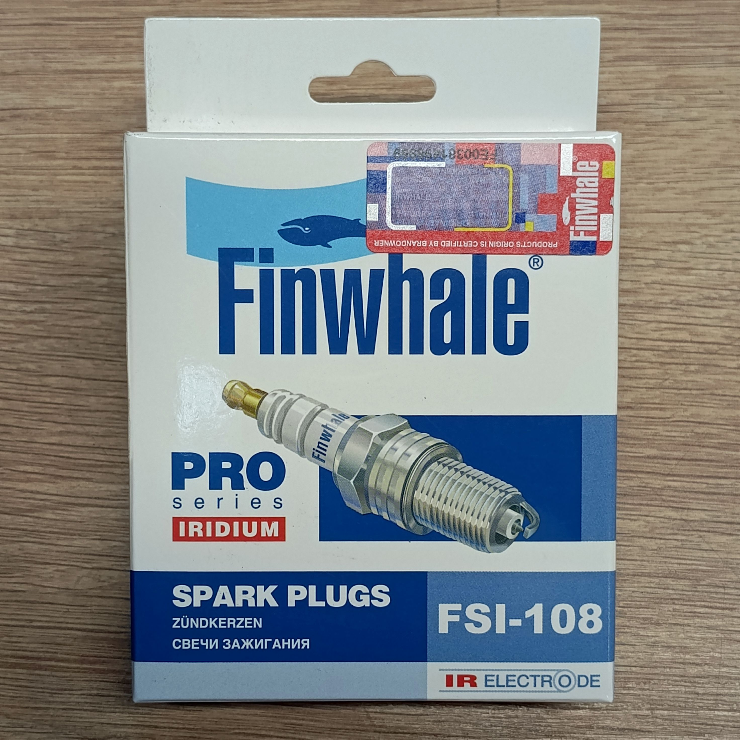 Finwhale Свеча зажигания арт. FSI-108, 4 шт. 