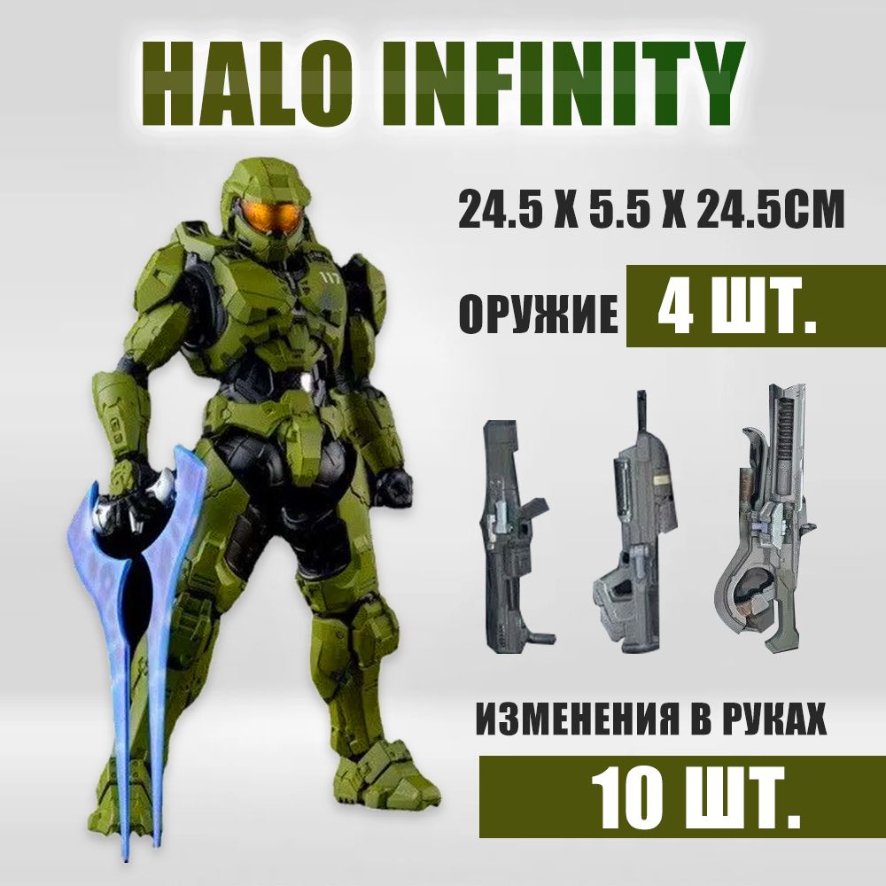 Подвижная фигурка Mark VI из игры Halo Infinite