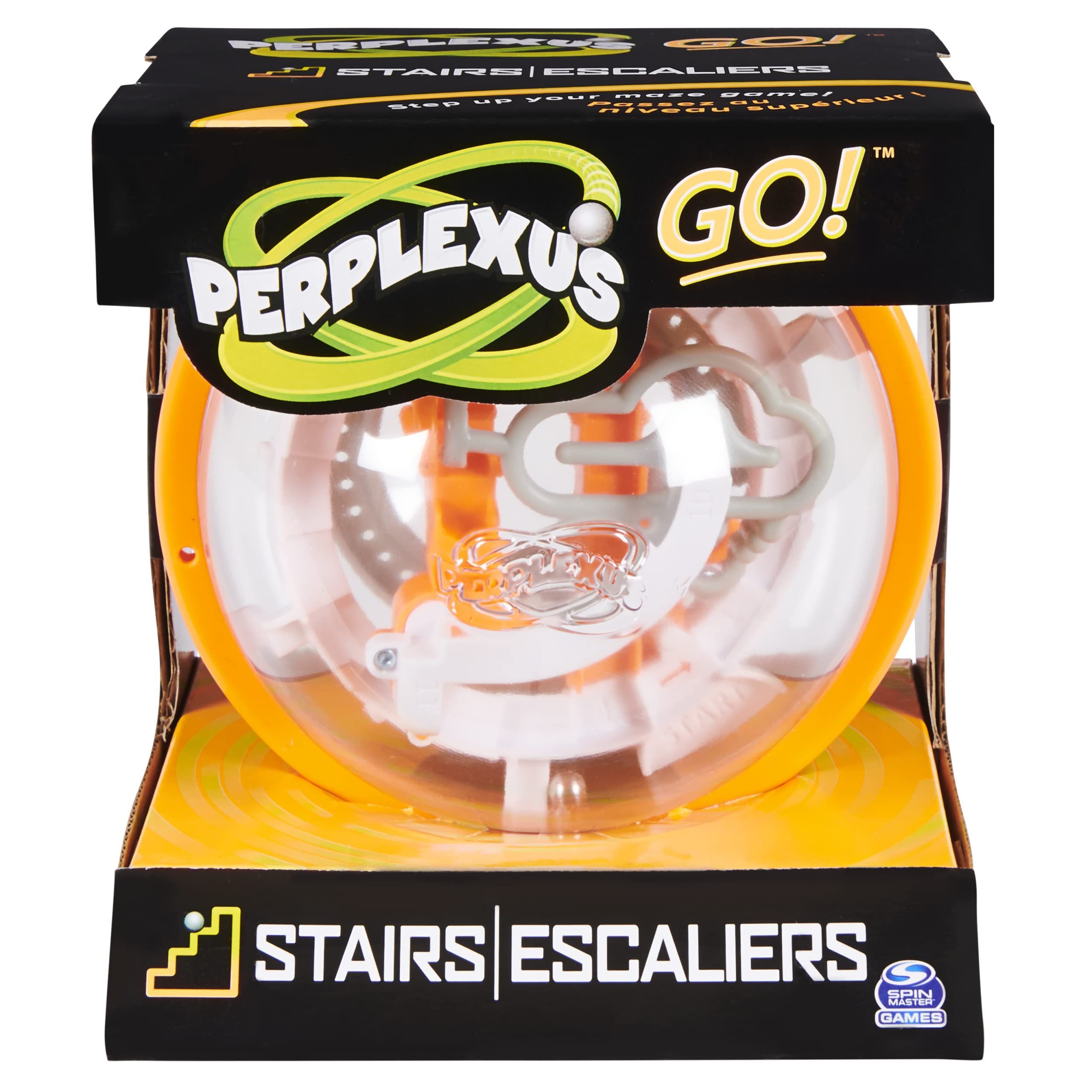 Spin Master Games Perplexus Go Stairs Сложная головоломка-лабиринт, игрушка для развития навыков,Подходит для детей старше 8 лет