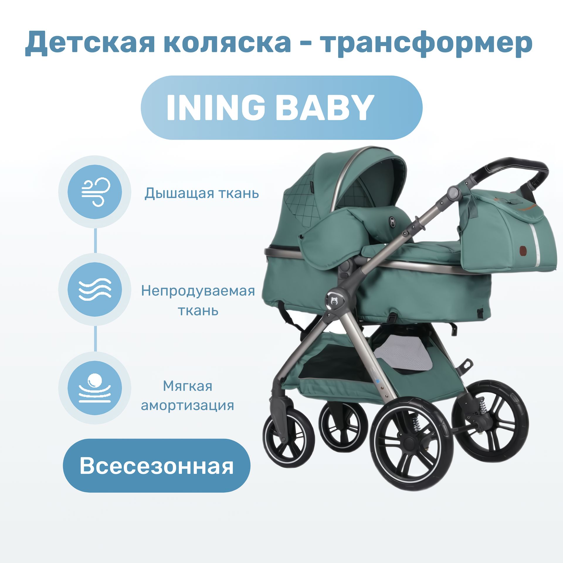 Детская коляска Ining Baby X1