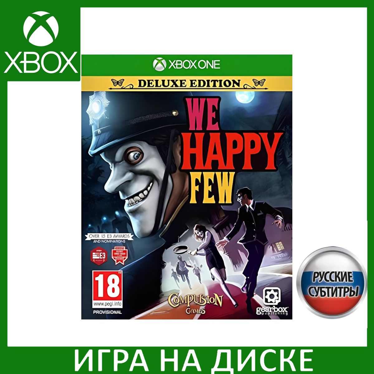 Игра We Happy Few Deluxe Edition Xbox One, Series X Русская Версия Диск на Xbox