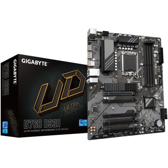 Материнская плата B760 DS3H DDR4, Socket 1700, Intel B760 GIGABYTE