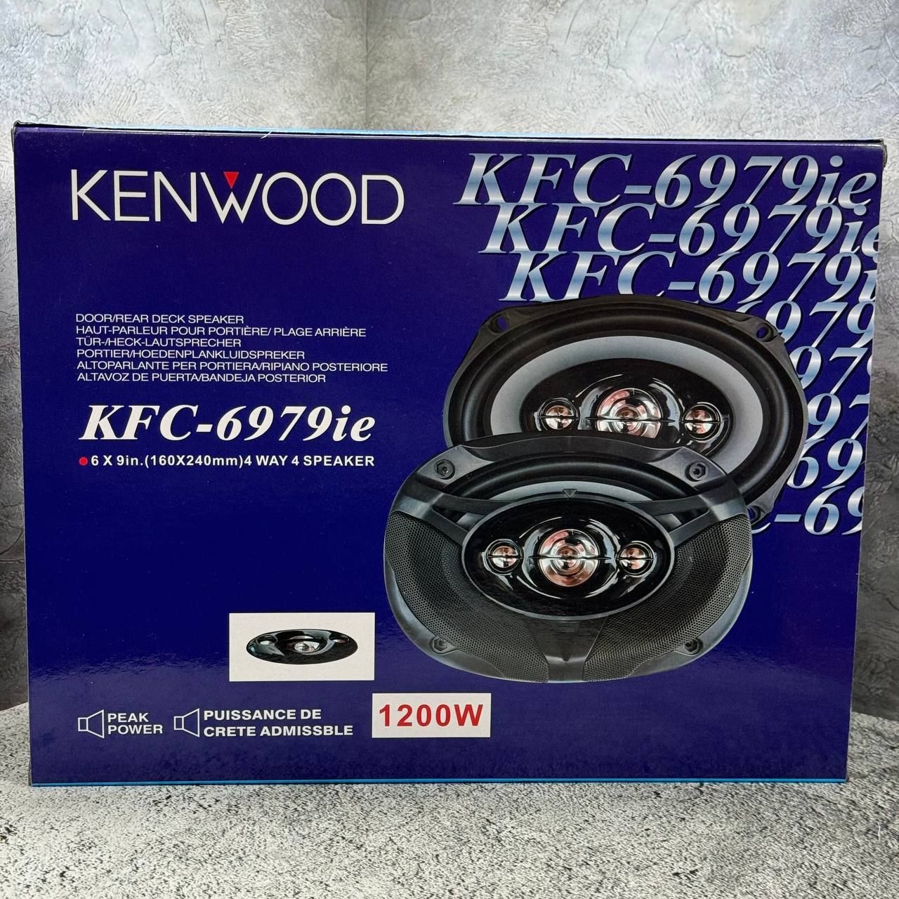 Колонки для автомобиля KENWOOD, Овал 15x23 см (6x9 дюйм.)