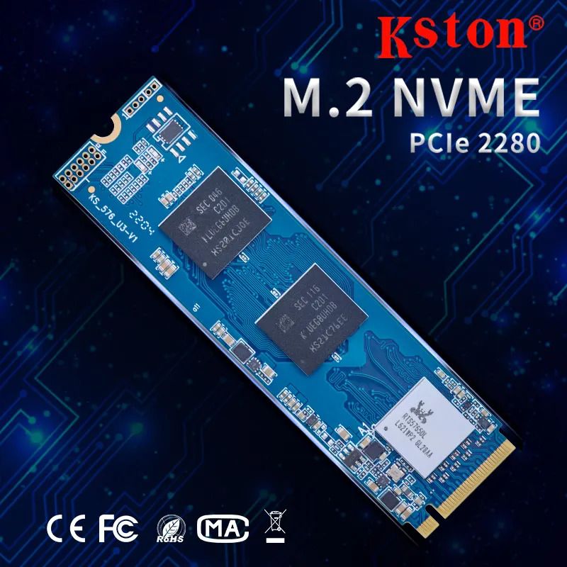 Kston 1 ТБ Внутренний SSD-диск M.2 2280 NVME PCI-E 4.0 (K5770-1TB)