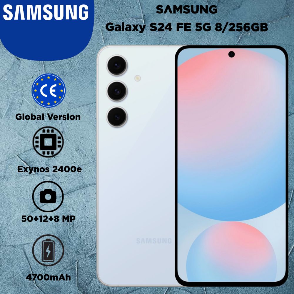 SamsungСмартфонGalaxyS24FEGlobal8/256ГБ,голубой