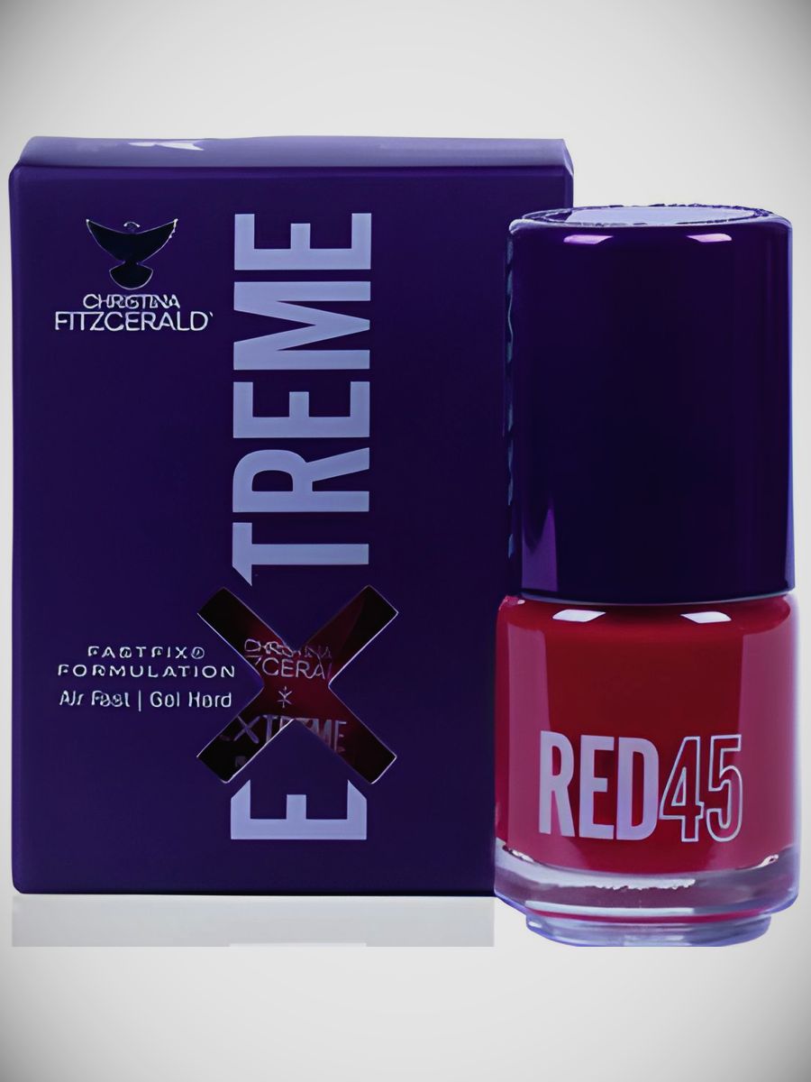 EXTREME Лак для ногтей - RED 45 / Mivis / Extreme red 45 /15ml