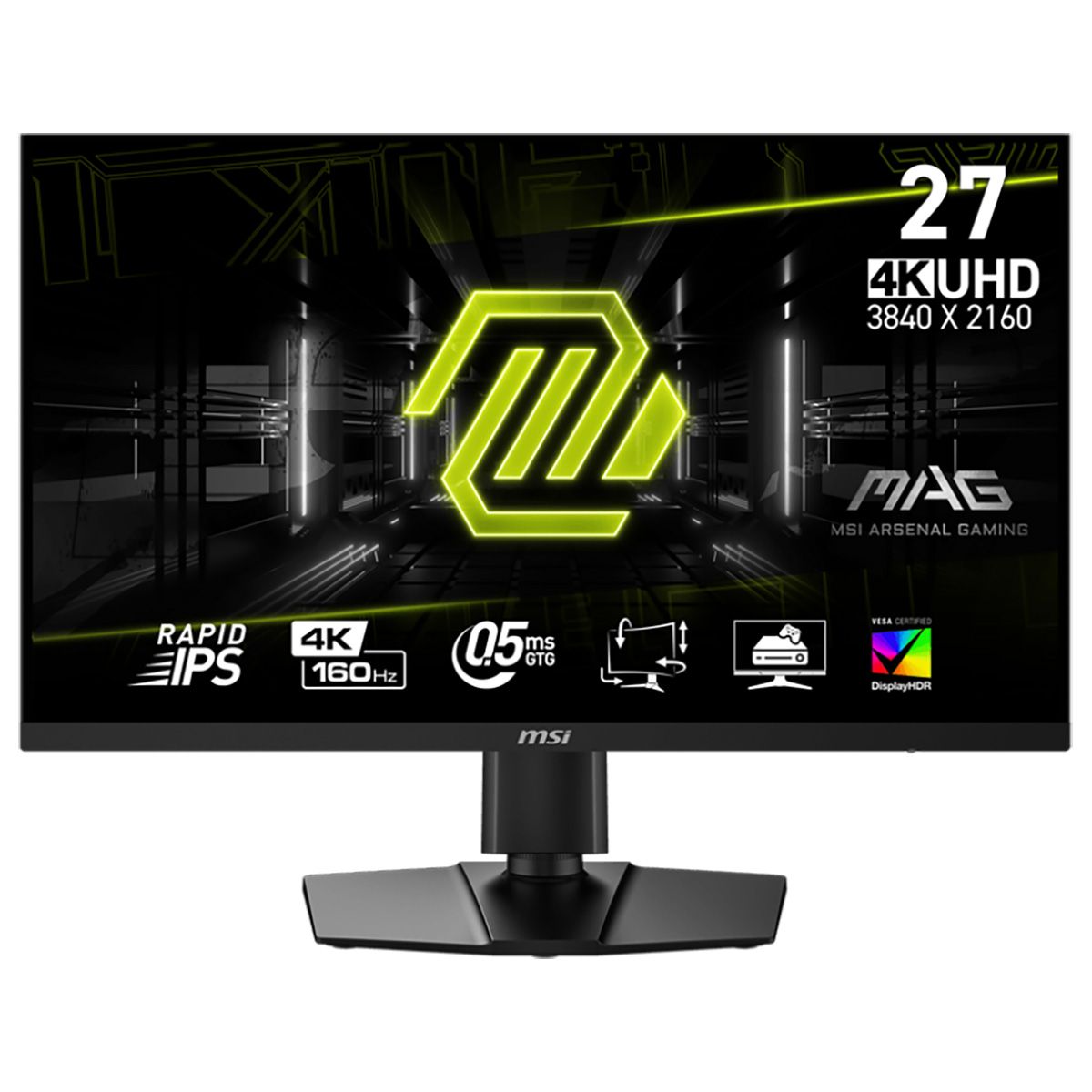 MSI27"Монитор274UPFE2,IPS,3840x2160,160Гц,черный