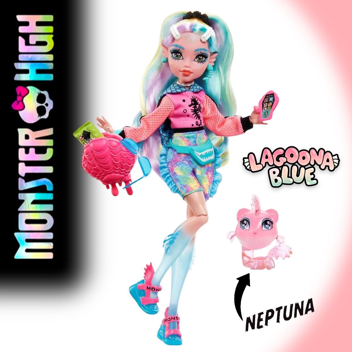 Кукла Monster High Lagoona Blue Монстр Хай Лагуна HHK55