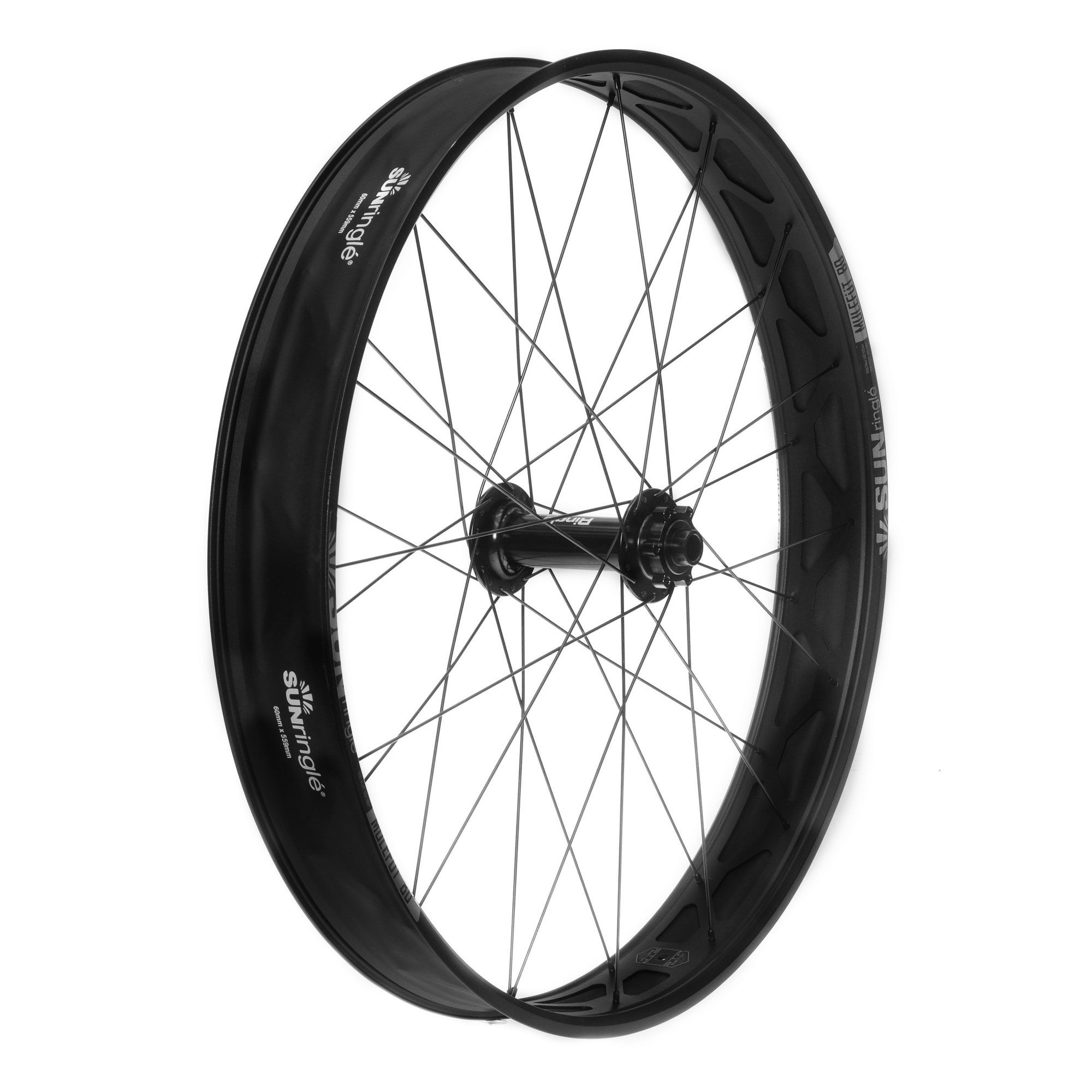 Колесо 26" Фэт SunRingle MuleFut 80 + Ringle SRC 150x15 - переднее черное